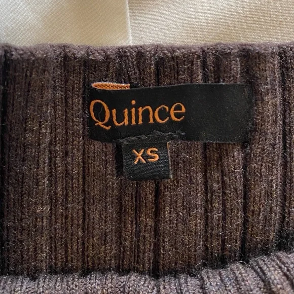 SOLD NWOT Quince Cotton Cashmere Blend Knit Tank - Picture 2 of 5